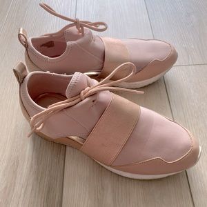Aldo Rose Gold/Pink/Nude Jogger Sneakers